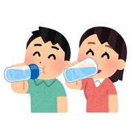 ヘッドスパ後の水分補給